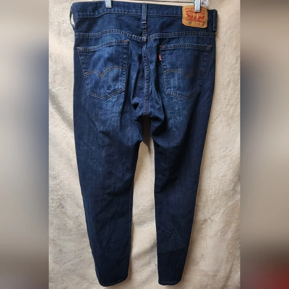 Levi's 569 Classic Blue Straight-Leg Jeans Timeless Style - Picture 6 of 9
